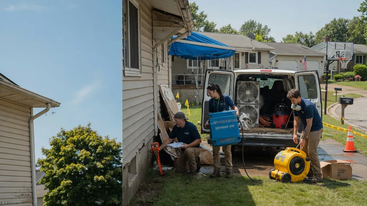 Ceiling Leak Cleanup in Six Lakes, MI near me